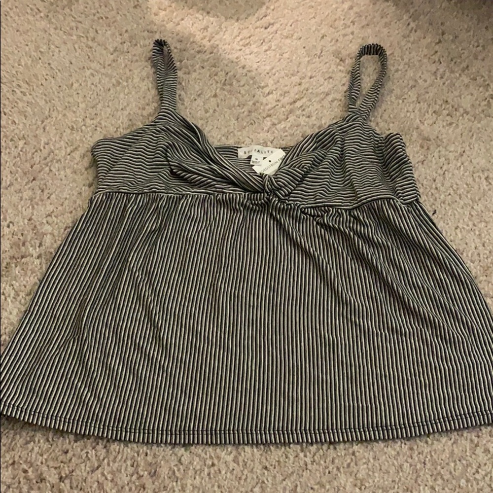 Stripped tank top
